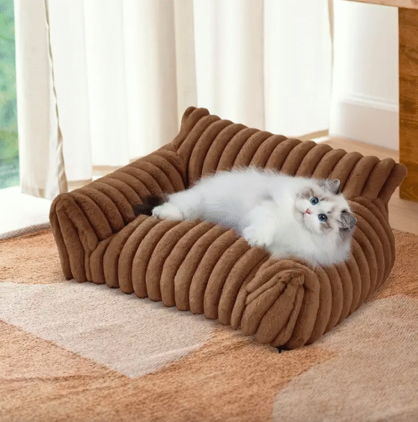 Plush Cat Sofa Bed - Image 2
