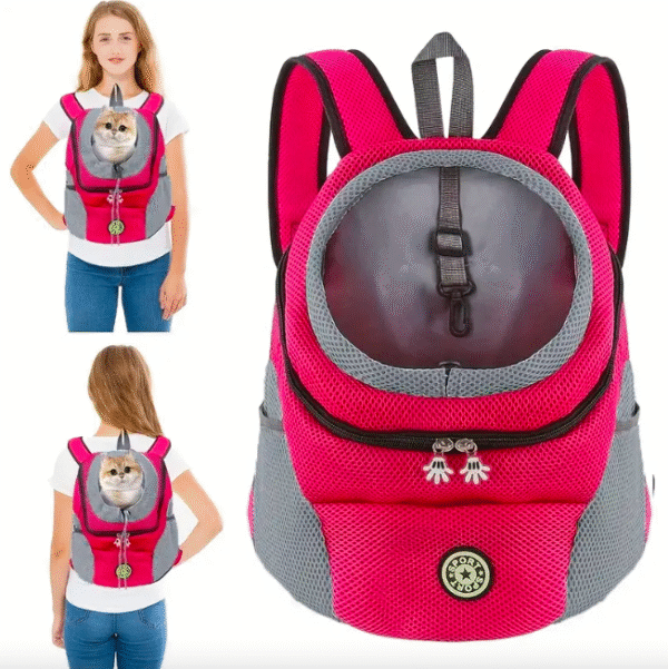 Breathable Mesh Dog Carrier Backpack - Image 3