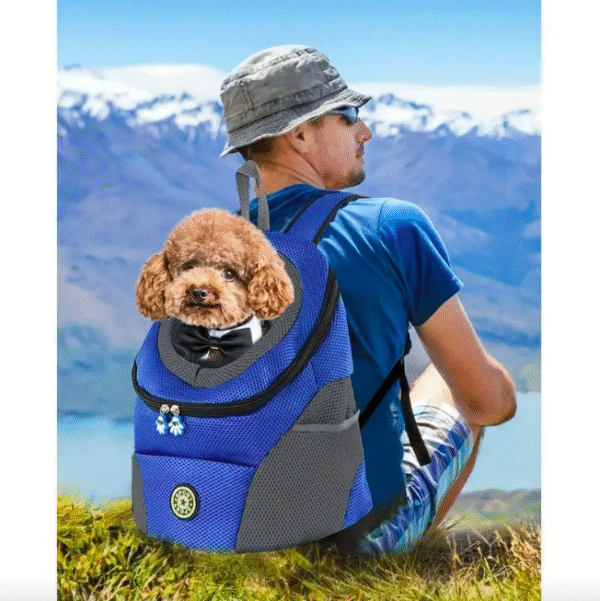 Breathable Mesh Dog Carrier Backpack - Image 5